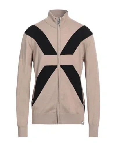 Richmond X Man Cardigan Sand Size Xxl Viscose, Polyester, Nylon In Beige