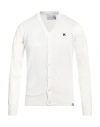 Richmond X Man Cardigan White Size M Cotton In White