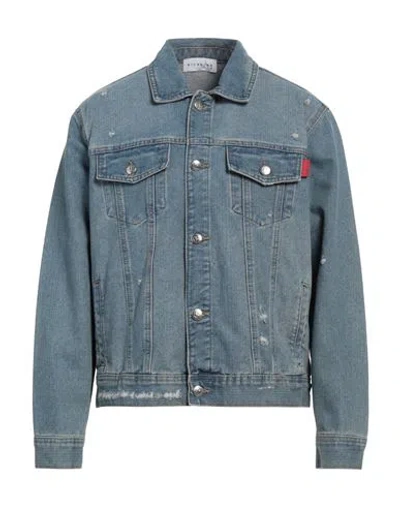 Richmond X Man Denim Outerwear Blue Size 40 Cotton