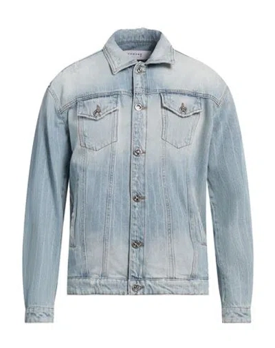 Richmond X Man Denim Outerwear Blue Size 44 Cotton