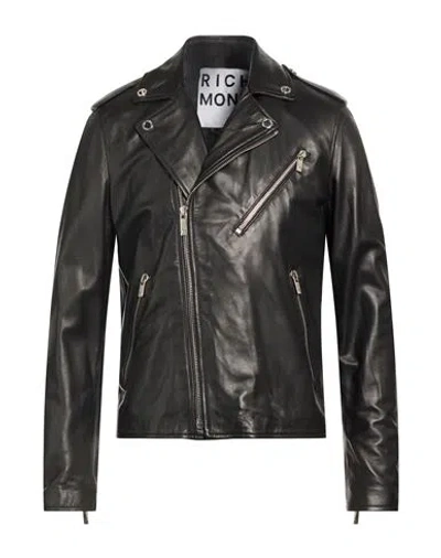 Richmond X Man Jacket Black Size 42 Lambskin