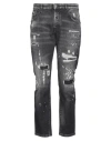 Richmond X Man Jeans Black Size 33 Cotton, Elastane