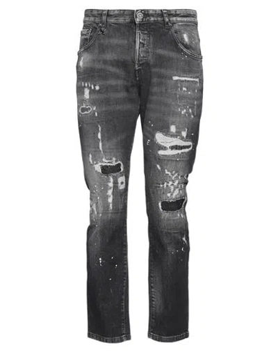 Richmond X Man Jeans Black Size 33 Cotton, Elastane