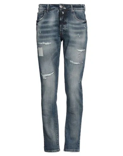 Richmond X Man Jeans Blue Size 32 Cotton, Elastane