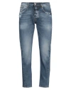 Richmond X Man Jeans Blue Size 35 Cotton, Elastane In Blue