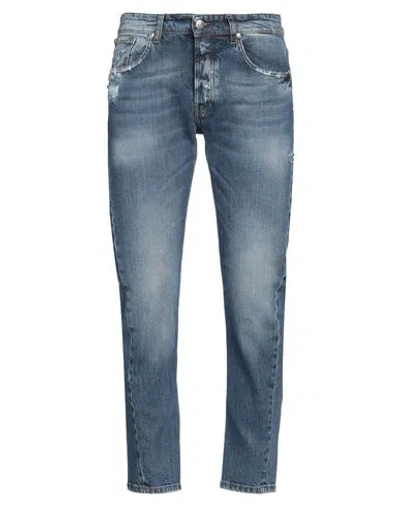 Richmond X Man Jeans Blue Size 35 Cotton, Elastane