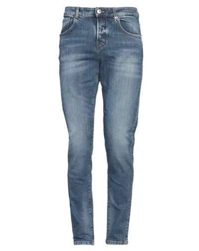 Richmond X Man Jeans Blue Size 34 Cotton, Elastane