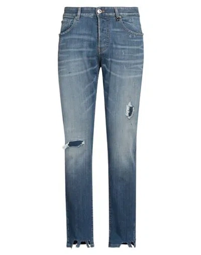Richmond X Man Jeans Blue Size 35 Cotton, Elastane