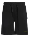 Richmond X Man Shorts & Bermuda Shorts Black Size 3xl Cotton, Polyester
