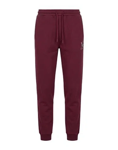 Richmond X Man Pants Burgundy Size S Cotton, Polyester