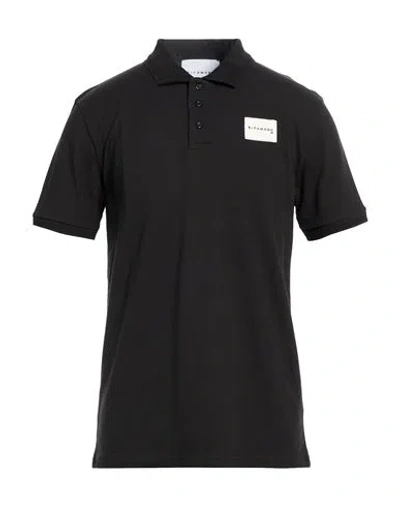 Richmond X Man Polo Shirt Black Size L Cotton