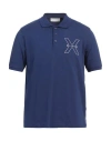 Richmond X Man Polo Shirt Blue Size Xxl Cotton