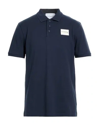 Richmond X Man Polo Shirt Midnight Blue Size Xxl Cotton