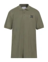 Richmond X Man Polo Shirt Military Green Size Xl Cotton In Green