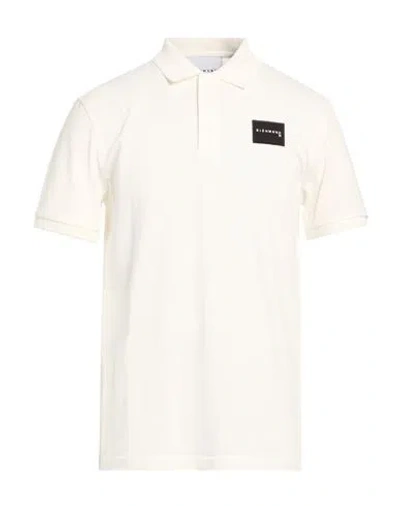 Richmond X Man Polo Shirt White Size Xl Cotton