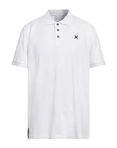 Richmond X Man Polo Shirt White Size Xl Cotton, Elastane