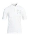 Richmond X Man Polo Shirt White Size Xs Cotton In White