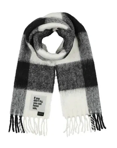 Richmond X Man Scarf Off White Size - Polyester, Wool, Acrylic, Alpaca Wool, Nylon