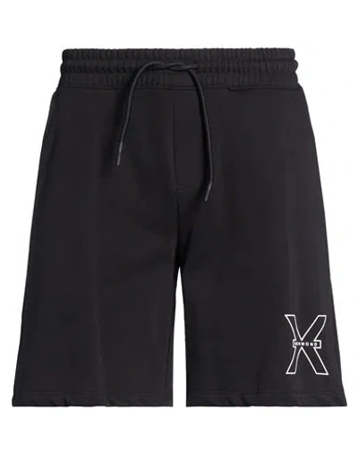 Richmond X Man Shorts & Bermuda Shorts Black Size L Cotton, Polyester