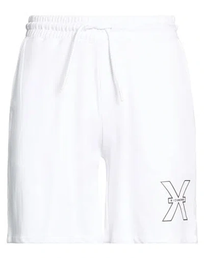 Richmond X Man Shorts & Bermuda Shorts White Size L Cotton, Polyester