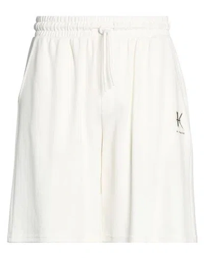 Richmond X Man Shorts & Bermuda Shorts White Size Xl Cotton, Polyester