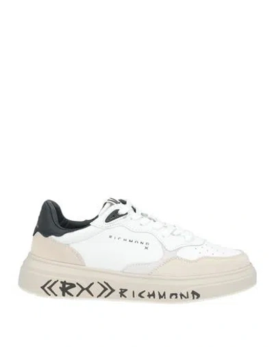 Richmond X Man Sneakers White Size 6 Leather