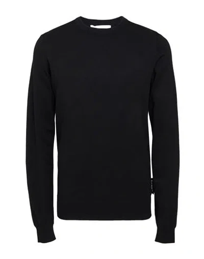 Richmond X Man Sweater Black Size Xxl Viscose, Nylon