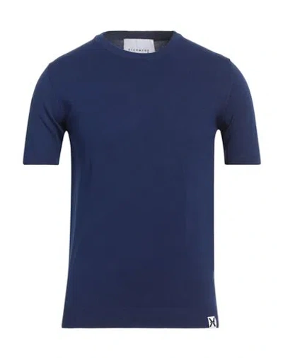 Richmond X Man Sweater Blue Size Xs Viscose, Nylon