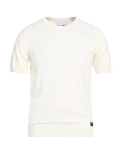 Richmond X Man Sweater Cream Size Xxl Viscose, Nylon In White
