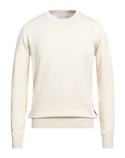 Richmond X Man Sweater Ivory Size Xxl Viscose, Nylon In White