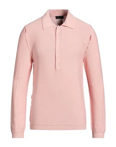 Richmond X Man Sweater Light Pink Size 44 Wool, Acrylic