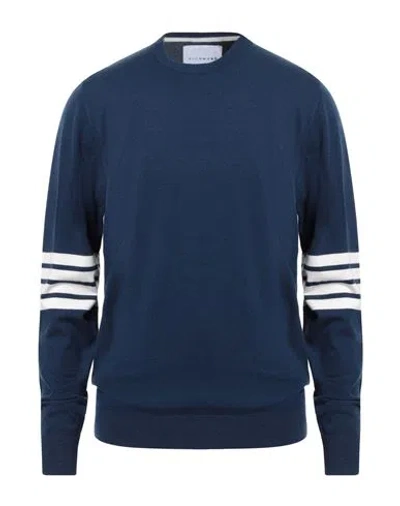 Richmond X Man Sweater Navy Size Xl Viscose, Polyester, Polyamide In Blue