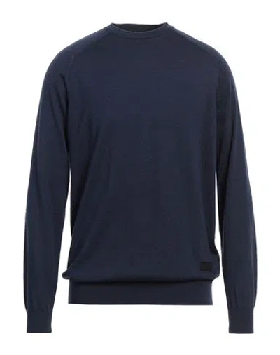 Richmond X Man Sweater Navy Size Xxl Acrylic, Merino Wool