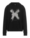 Richmond X Man Sweatshirt Black Size 3xl Cotton, Polyester