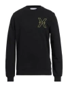 Richmond X Man Sweatshirt Black Size 3xl Cotton, Polyester