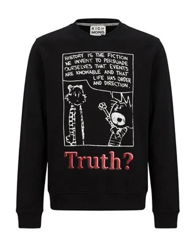 Richmond X Man Sweatshirt Black Size L Cotton
