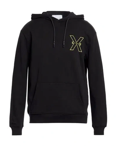 Richmond X Man Sweatshirt Black Size L Cotton, Elastane In Blue