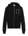 Richmond X Man Sweatshirt Black Size M Cotton, Polyester