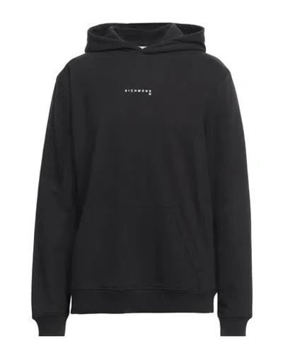 Richmond X Man Sweatshirt Black Size M Cotton, Polyester