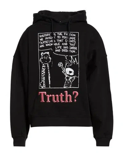 Richmond X Man Sweatshirt Black Size Xl Cotton In Multi