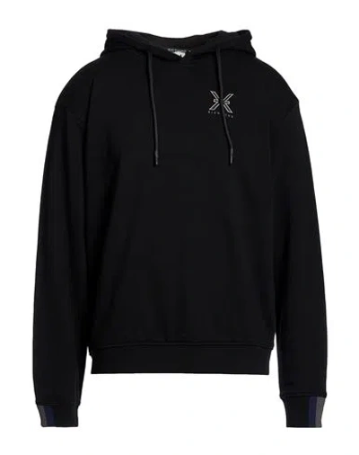 Richmond X Man Sweatshirt Black Size Xl Cotton, Polyester In Blue