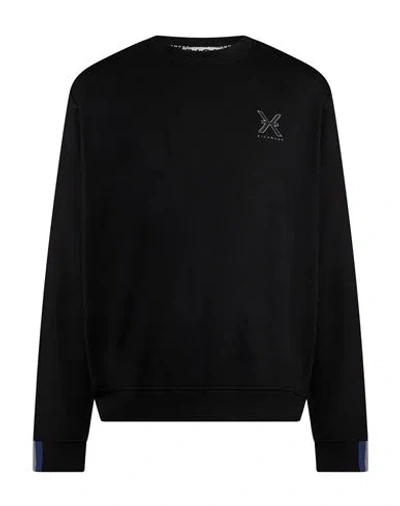 Richmond X Man Sweatshirt Black Size Xl Cotton, Polyester