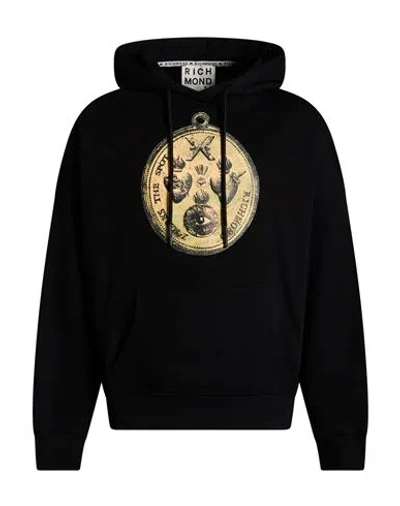 Richmond X Man Sweatshirt Black Size Xxl Cotton