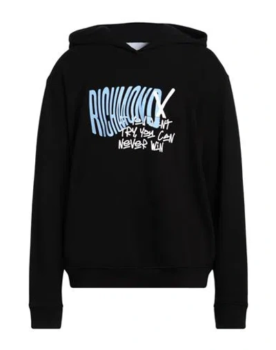 Richmond X Man Sweatshirt Black Size Xxl Cotton