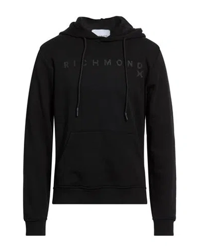 Richmond X Man Sweatshirt Black Size Xxl Cotton, Polyacrylic