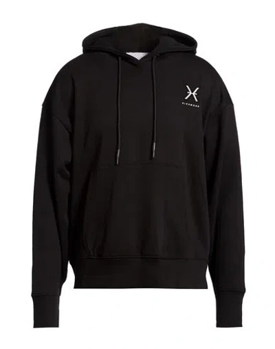 Richmond X Man Sweatshirt Black Size Xxl Cotton, Polyester