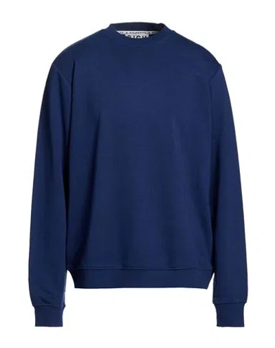 Richmond X Man Sweatshirt Blue Size L Cotton, Polyester