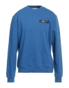 Richmond X Man Sweatshirt Light Blue Size Xl Cotton, Polyester