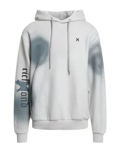 Richmond X Man Sweatshirt Light Grey Size L Cotton, Polyester