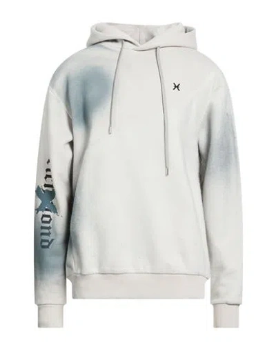Richmond X Man Sweatshirt Light Grey Size Xxl Cotton, Polyester In Gray